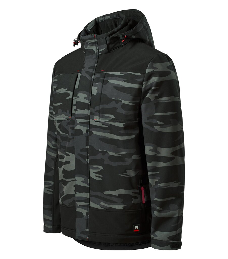 Miesten Talvinen Softshell-takki Vertex Camo Dark hinta ja tiedot | Työvaatteet | hobbyhall.fi