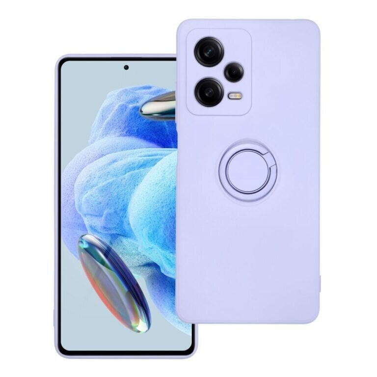 Forcell RING Xiaomi Redmi Note 12 Pro 5G (6,67") Silikoninen Suojakuori – Violetti hinta ja tiedot | Puhelimen kuoret ja kotelot | hobbyhall.fi