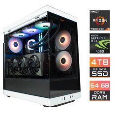 Tietokone MonsterX Ryzen 9 7900X3D 64GB 4TB NVME RTX4090 hinta ja tiedot | MonsterX Tietokoneet ja pelaaminen | hobbyhall.fi