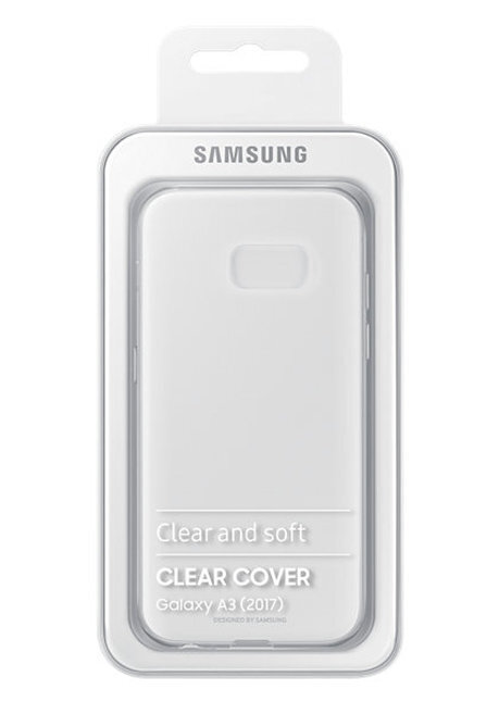 Samsung Galaxy A3 (2017) Clear Cover -suojakuori, EF-QA320TTEGWW hinta ja tiedot | Puhelimen kuoret ja kotelot | hobbyhall.fi