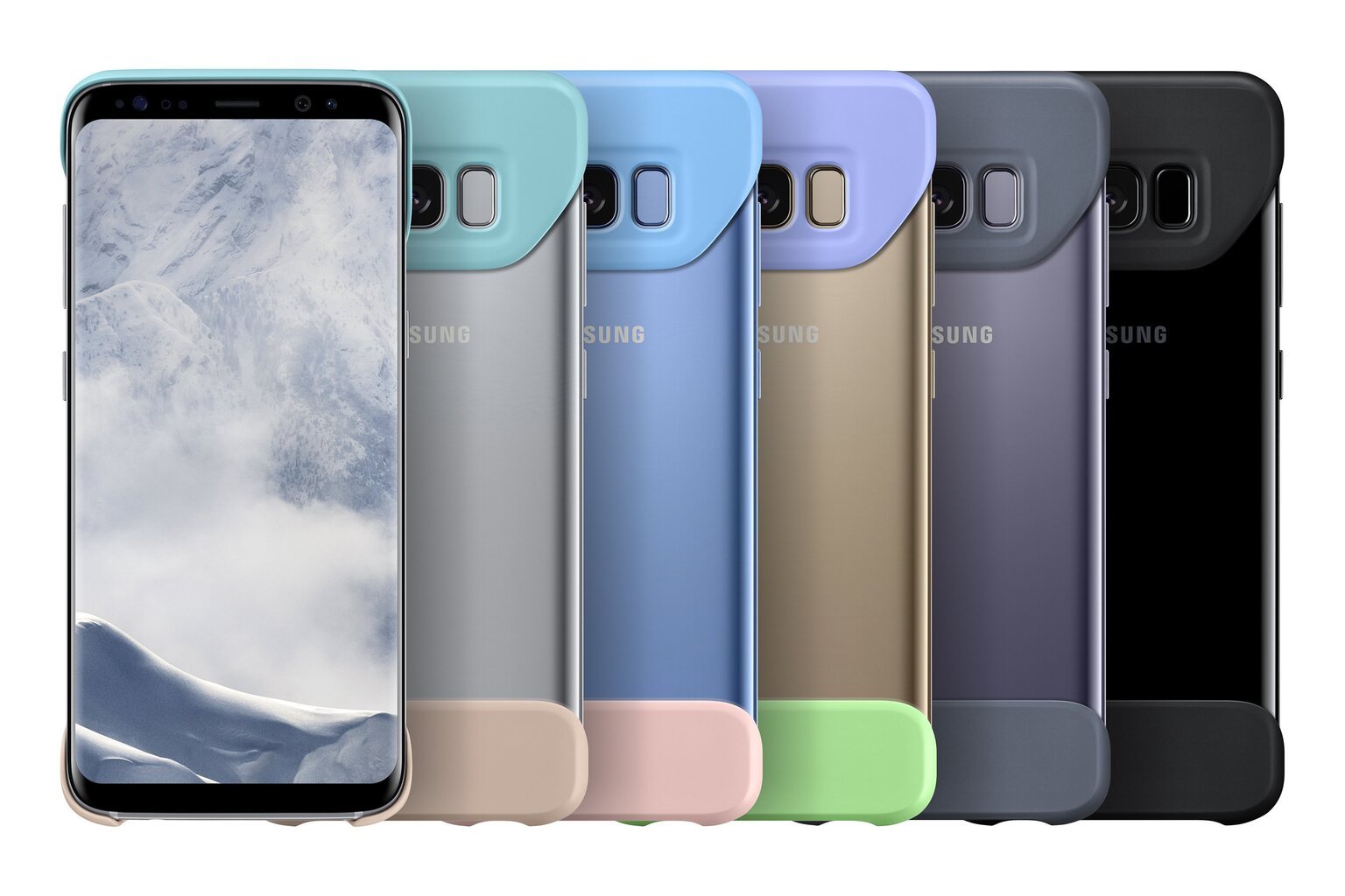 Kaksiosainen kotelo sopii Samsung Galaxy S8 G950:lle, violetti hinta ja tiedot | Puhelimen kuoret ja kotelot | hobbyhall.fi