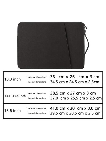 1kpl monitoiminen kannettavan tietokoneen suojus käsilaukkukotelo Macbook Pro Air 13,3 14 15 15,6 vedenpitävälle kannettavalle tietokoneelle Lenovo ASUS Xiaomi Bag