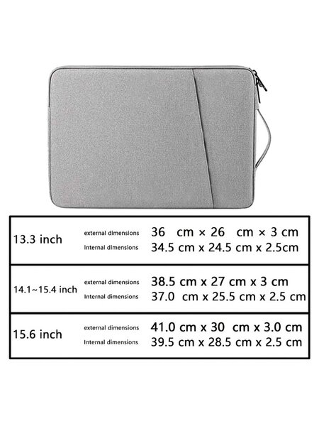 1kpl monitoiminen kannettavan tietokoneen suojus käsilaukkukotelo Macbook Pro Air 13,3 14 15 15,6 vedenpitävälle kannettavalle tietokoneelle Lenovo ASUS Xiaomi Bag