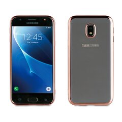 Samsung Galaxy J5(2017) cover Bling By Muvit Pink Gold hinta ja tiedot | Puhelimen kuoret ja kotelot | hobbyhall.fi