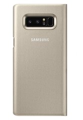 Samsung Galaxy Note 8 LED View suojakotelo kulta hinta ja tiedot | Puhelimen kuoret ja kotelot | hobbyhall.fi