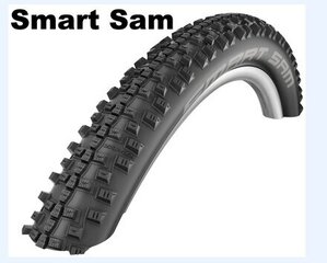 Polkupyörän rengas 27,5" Schwalbe MTB Smart Sam HS 476 584-54, musta hinta ja tiedot | SCHWALBE Pyörät, potkulaudat, rullaluistimet ja skeittilaudat | hobbyhall.fi