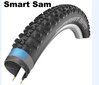 Polkupyörän rengas 27,5" Schwalbe MTB Smart Sam HS 476 584-54, musta hinta ja tiedot | Polkupyörän renkaat ja sisäkumit | hobbyhall.fi