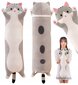 Pehmo Cat Aig, harmaa, 70 cm hinta ja tiedot | Pehmolelut | hobbyhall.fi