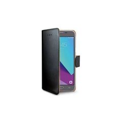 Huawei P10 Lite case Wally by Celly Black hinta ja tiedot | Puhelimen kuoret ja kotelot | hobbyhall.fi