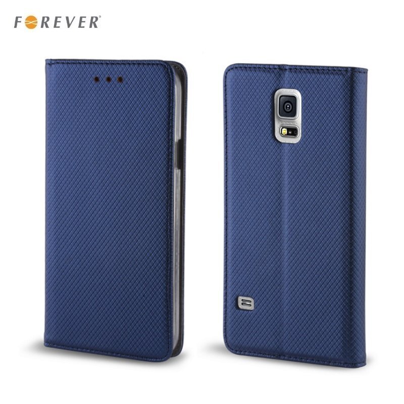 Forever Smart Magnetic Fix Book Case without clip Huawei P20 Lite Dark Blue hinta ja tiedot | Puhelimen kuoret ja kotelot | hobbyhall.fi