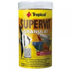 Koristekalojen ravinto Tropical Supervit Granulat, 250 ml hinta ja tiedot | Kalanruoka | hobbyhall.fi