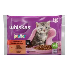 Whiskas Junior kissanruoka kissanpennuille, 4 x 85 g x 13 kpl hinta ja tiedot | Kissanruoka | hobbyhall.fi