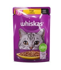 Whiskas Senior kissanruoka, kana, 85 g x 28 kpl hinta ja tiedot | Kissanruoka | hobbyhall.fi