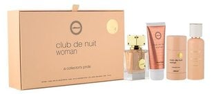 Sarja Armaf Club De Nuit naisille: Eau de Parfum, 30 ml + kynädeodorantti, 75 g + käsivoide, 50 ml + hiussuihke, 55 ml hinta ja tiedot | Naisten hajuvedet | hobbyhall.fi