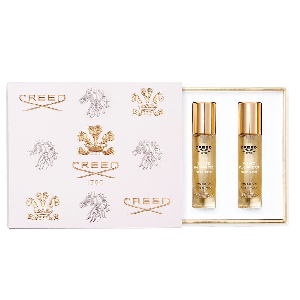 Sarja Creed Aventus naisille: Eau de Parfum, 10 ml + suihke Wind Flowers EDP, 10 ml + suihke Love in White EDP, 10 ml hinta ja tiedot | Naisten hajuvedet | hobbyhall.fi