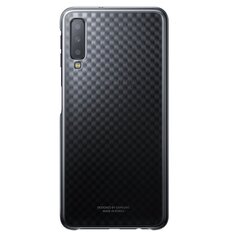 SAMSUNG GRADATION COVER A7 (2018) BLACK hinta ja tiedot | Puhelimen kuoret ja kotelot | hobbyhall.fi