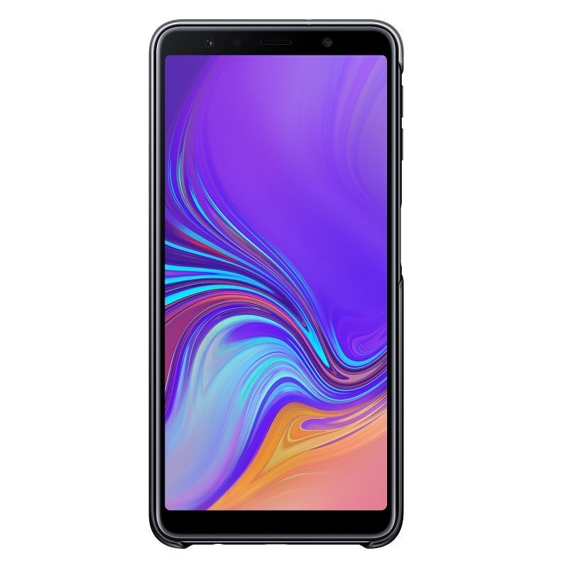 SAMSUNG GRADATION COVER A7 (2018) BLACK hinta ja tiedot | Puhelimen kuoret ja kotelot | hobbyhall.fi