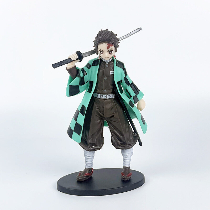 2 kpl 14cm Anime Tanjirou Nezuko Demon Slayer Figure Toimintafiguurit PVC mallilelut hinta ja tiedot | Pienoismallit | hobbyhall.fi