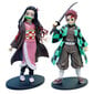 2 kpl 14cm Anime Tanjirou Nezuko Demon Slayer Figure Toimintafiguurit PVC mallilelut hinta ja tiedot | Pienoismallit | hobbyhall.fi