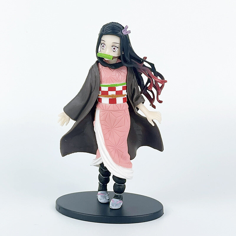 2 kpl 14cm Anime Tanjirou Nezuko Demon Slayer Figure Toimintafiguurit PVC mallilelut hinta ja tiedot | Pienoismallit | hobbyhall.fi