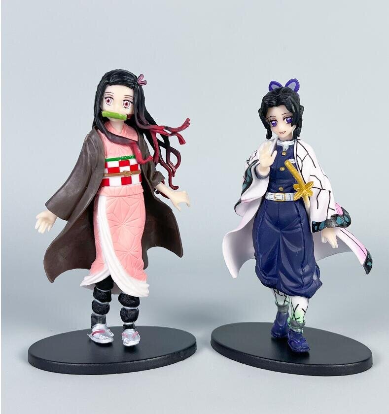 Anime Demon Slayer Kimetsu no Yaiba -hahmo, 15 cm, 5 kpl hinta ja tiedot | Pienoismallit | hobbyhall.fi