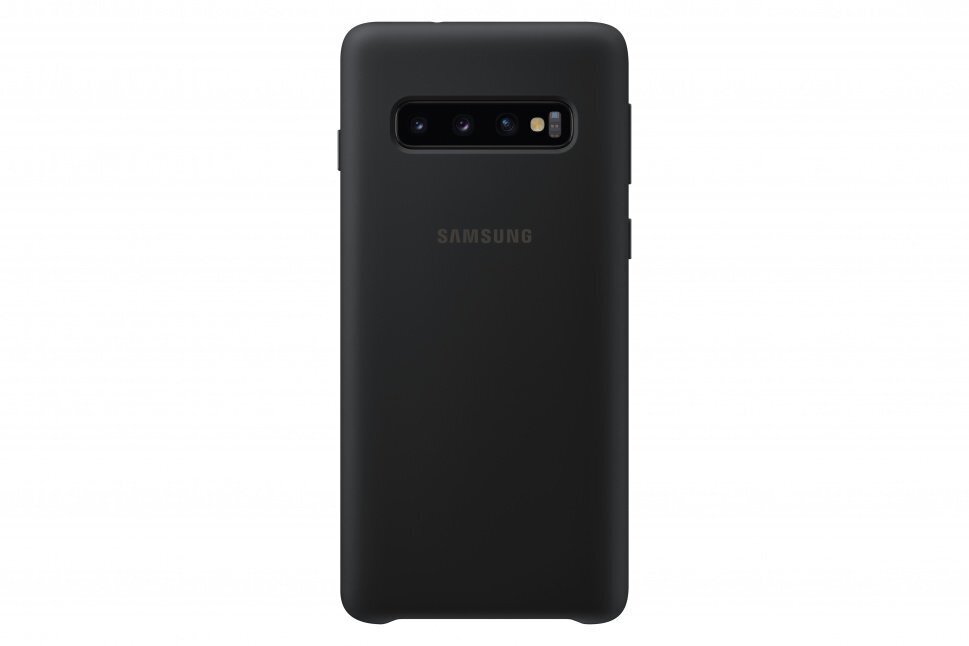 SAMSUNG SILICONE COVER S10 BLACK hinta ja tiedot | Puhelimen kuoret ja kotelot | hobbyhall.fi