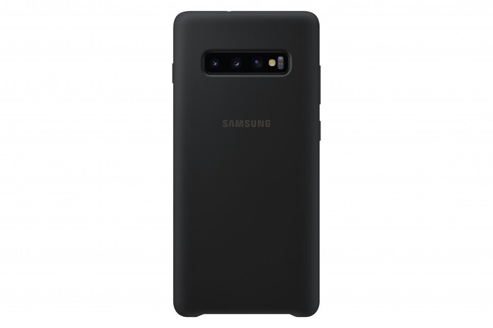 SAMSUNG SILICONE COVER S10+ BLACK hinta ja tiedot | Puhelimen kuoret ja kotelot | hobbyhall.fi