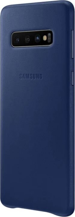 Samsung Galaxy S10 Leather Cover VG973LNE Navy hinta ja tiedot | Puhelimen kuoret ja kotelot | hobbyhall.fi