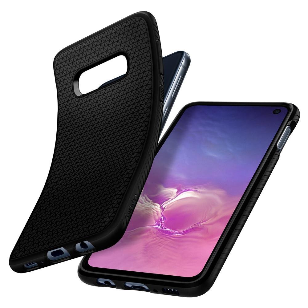 Spigen Liquid Air super elegant TPU back cover case for Samsung Galaxy S10e / S10 Lite Black hinta ja tiedot | Puhelimen kuoret ja kotelot | hobbyhall.fi