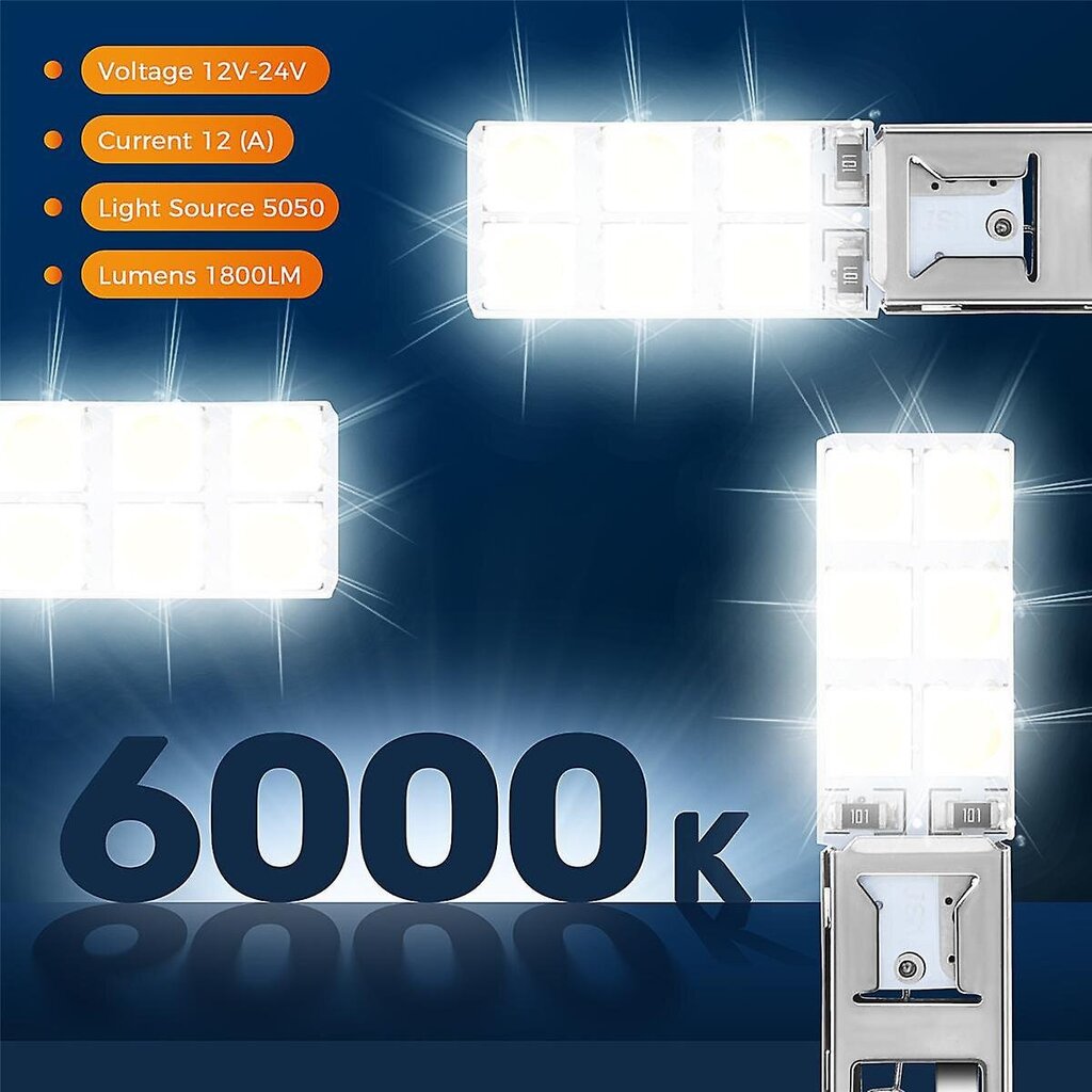 4kpl H1 6000K Super White 80W LED-ajovalopolttimosarja sumuajovalo hinta ja tiedot | LED-valonauhat | hobbyhall.fi