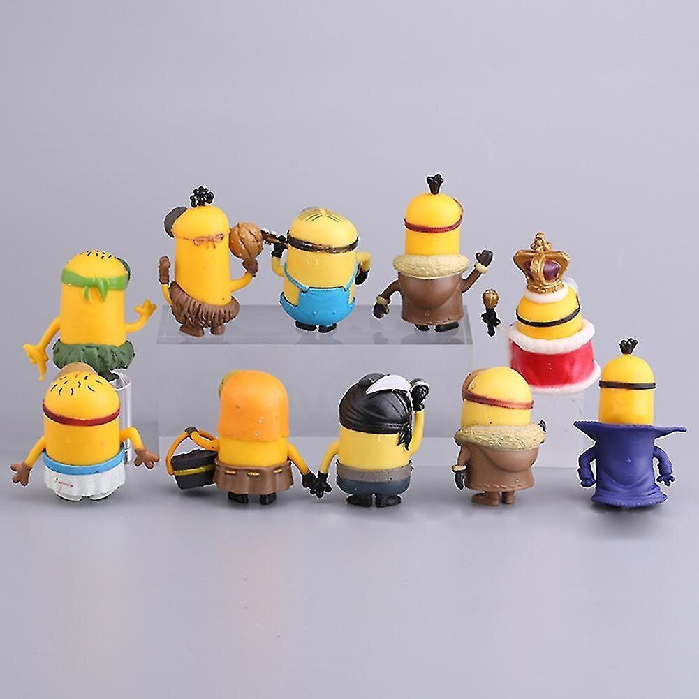 10 kpl Pvc lapsille Pieni söpö figuurilelu syntymäpäivälahja minionit hinta ja tiedot | Poikien lelut | hobbyhall.fi