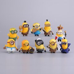 10 kpl Pvc lapsille Pieni söpö figuurilelu syntymäpäivälahja minionit hinta ja tiedot | Poikien lelut | hobbyhall.fi