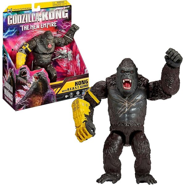 Godzilla x Kong: The New Empire 6" Kong Beast Glove -toimintahahmolla