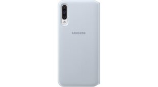 Samsung Galaxy A50 Wallet Cover - White hinta ja tiedot | Puhelimen kuoret ja kotelot | hobbyhall.fi
