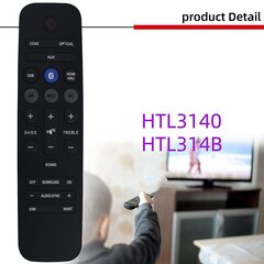 Kaukosäätimen vaihto kotiteatterin soundbar A1037 26ba 004 Htl3140b Htl3140 Htl3110b Htl31 hinta ja tiedot | Ohjain- ja laajennuskortit | hobbyhall.fi