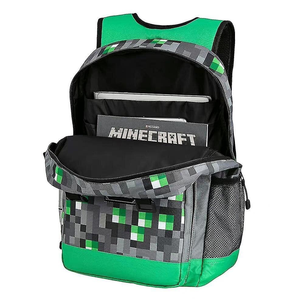 Minecraft-reppu ulkokäyttöön, suuren kapasiteetin reppu koululaukku Koululaukku kirjakassit hinta ja tiedot | Koulureput ja -laukut | hobbyhall.fi