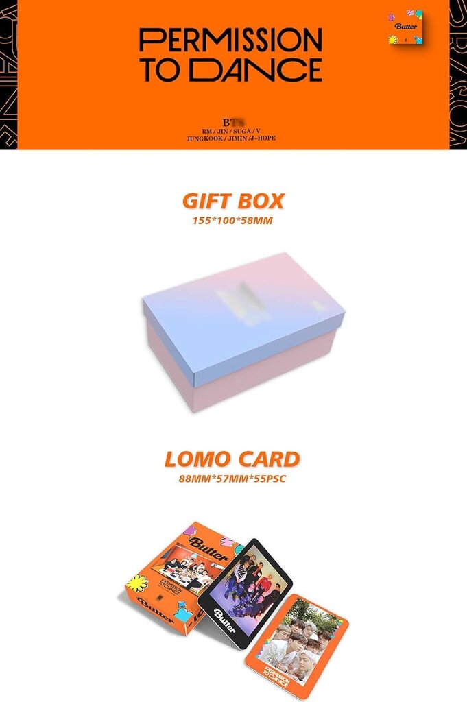 BTS:n lupa tanssia oheislaitteiden tukilahjapakkausbrändi KJIMIN Personal Gift Box 3 hinta ja tiedot |  Pilailulahjat | hobbyhall.fi