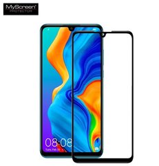 MyScreen Diamond glass edge Full Glue Screen protector, Huawei, P30, Tempered glass, Transparent hinta ja tiedot | Puhelimen kuoret ja kotelot | hobbyhall.fi