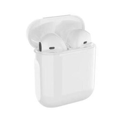 Alkuperäinen i12 Tws Stereo Wireless 5.0 Bluetooth In-Ear-Hörlurar med iPhone-kotelo (Vit) hinta ja tiedot | Kuulokkeet | hobbyhall.fi