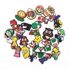 27 kpl Super Mario Bros kenkäkorut, Croc Clog kengät koristeet lapsille aikuisille hinta ja tiedot | Juhlakoristeet | hobbyhall.fi