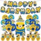 Sarjakuva Minions Syntymäpäiväjuhlatarvikkeet - 30 kpl Syntymäpäiväjuhlasuosikki Happy Birthday Banner Cake Topper Cupcake Topper Ilmapallot Poikien Tytölle hinta ja tiedot | Juhlakoristeet | hobbyhall.fi