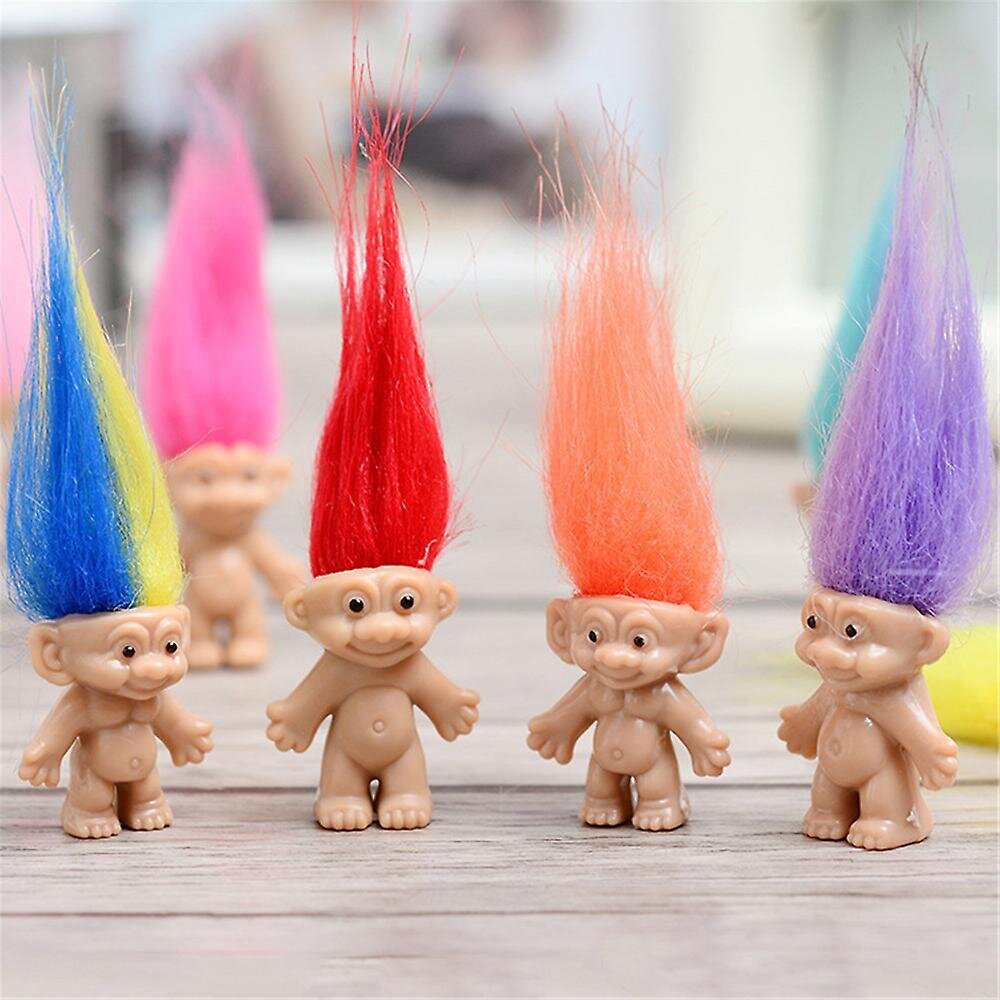 10 kpl Lucky Troll Dolls Ihastuttavia minihahmoja Kakunpäälliset Koristeet Söpöt tontut Keräilylelu Juhlalahja hinta ja tiedot | Juhlakoristeet | hobbyhall.fi