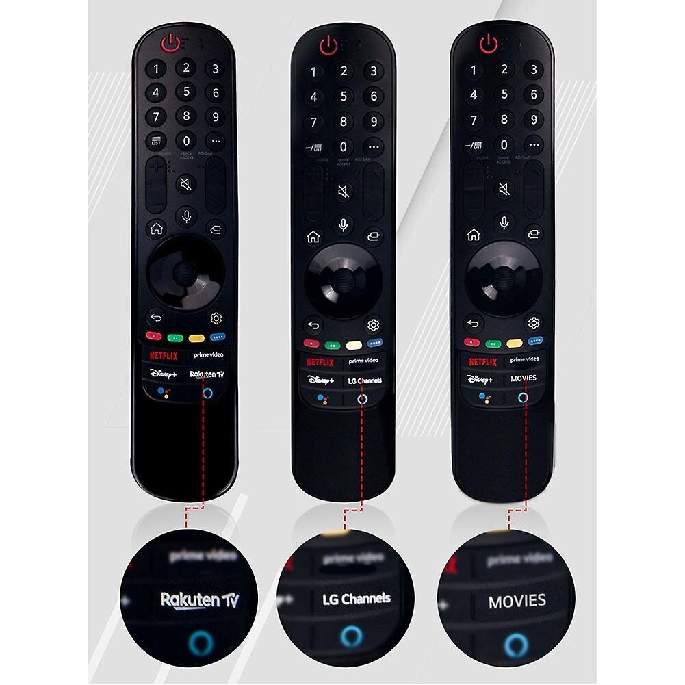 Uusi Mr21ga Mr21gc kaukosäädin Lg Akb76036509 43nano75 55up75006lf Oled55a1rla Ga-21ba tv-nro hinta ja tiedot | TV-lisätarvikkeet | hobbyhall.fi