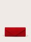 Red Velvet Clutch Bag V-muotoisella läppäsuojalla hinta ja tiedot | Naisten laukut | hobbyhall.fi