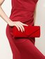 Red Velvet Clutch Bag V-muotoisella läppäsuojalla hinta ja tiedot | Naisten laukut | hobbyhall.fi