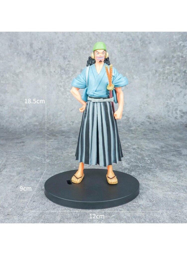 4 kpl 18cm One Piece Anime figuuri Luffy Zoro Chopper Nami Toimintafiguuri Land of Wano Lelut hinta ja tiedot | Pienoismallit | hobbyhall.fi