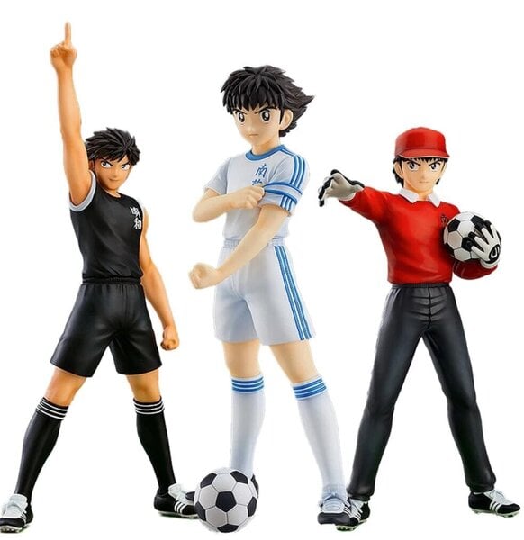 3 kpl 18cm Kapteeni Tsubasa Anime figuuri Ozora Tsubasa Toimintafiguuri Hyuuga Kojirou/Wakabayashi Genzou figuuri kokoelma malli lelut