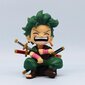 2 kpl 13cm One Piece Anime Figure Istuva Luffy Naurava Toimintafiguuri Kawaii Sanji Zoro Figurine Huone Auto Koristeet Collection Lelut hinta ja tiedot | Pienoismallit | hobbyhall.fi