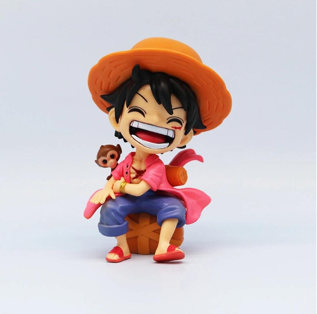 2 kpl 13cm One Piece Anime Figure Istuva Luffy Naurava Toimintafiguuri Kawaii Sanji Zoro Figurine Huone Auto Koristeet Collection Lelut hinta ja tiedot | Pienoismallit | hobbyhall.fi