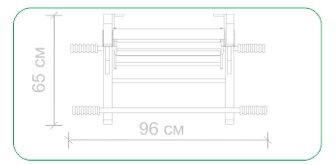 Puolapuut STANDART D-7 230x64cm 230x64cm hinta ja tiedot | Puolapuut ja voimisteluseinät | hobbyhall.fi